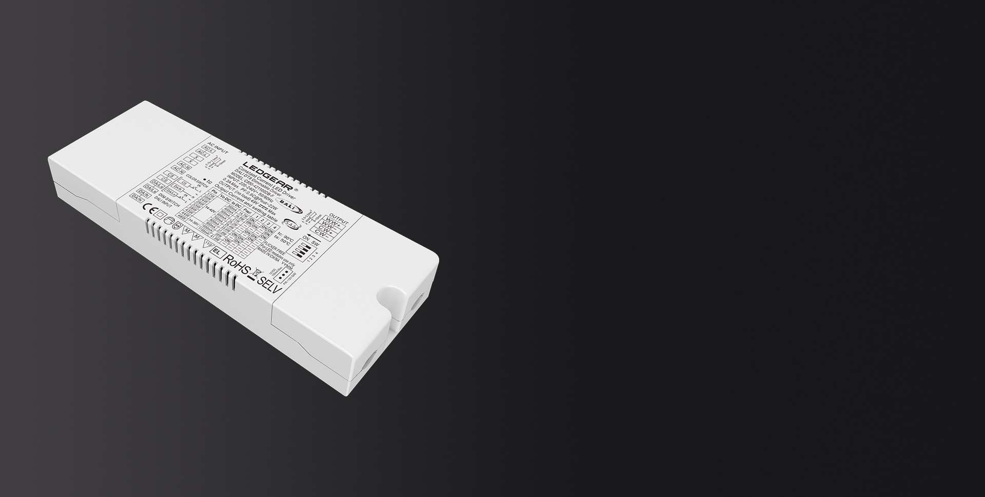 LEDGEAR NFC Programmable DALI DT8 Collection Driver