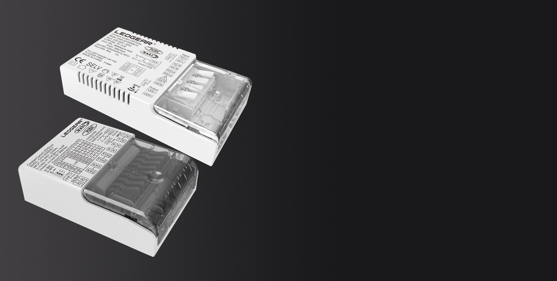 LEDGEAR NFC Programmable DALI2 Collection Driver