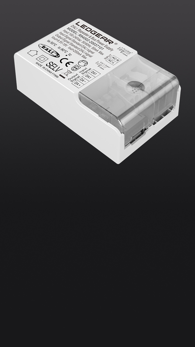 LEDGEAR® DALI Repeater & Bus Power Supply(2in1)