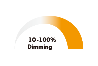 Smooth Dimming Range