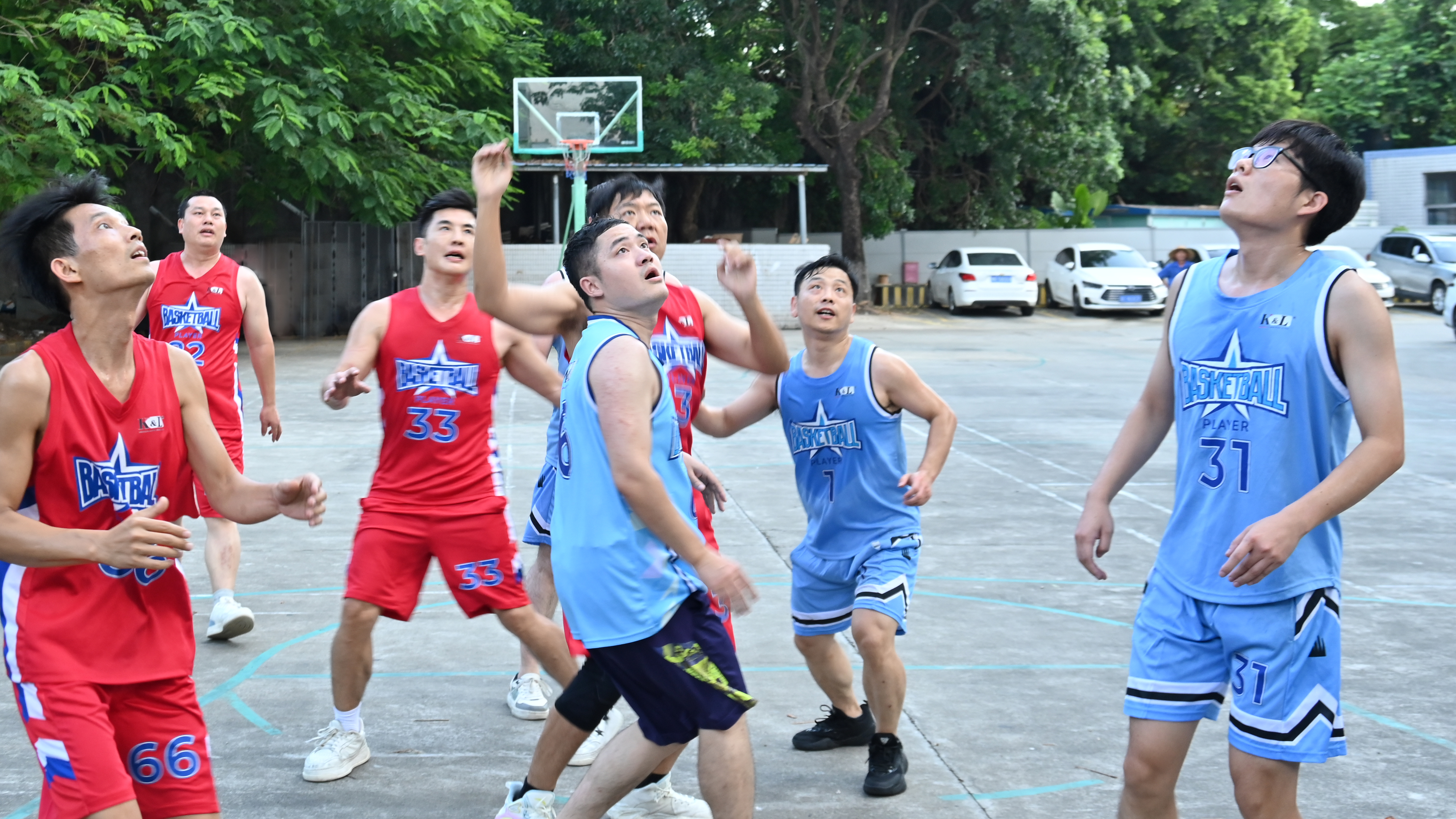 Team Spirit in Full Swing at Our Company Basketball Tournament! ?
