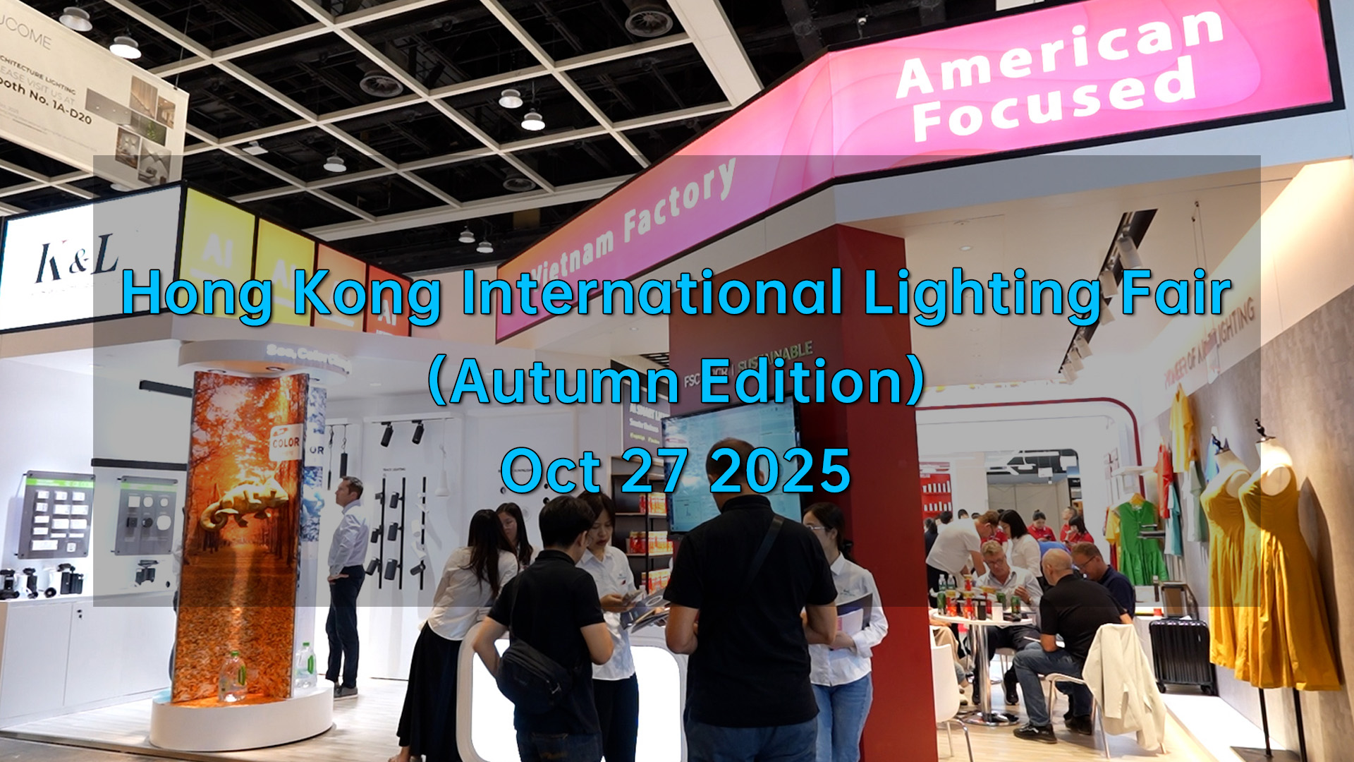 The Future is LIVE! ? Hong Kong Lighting Fair Day 1