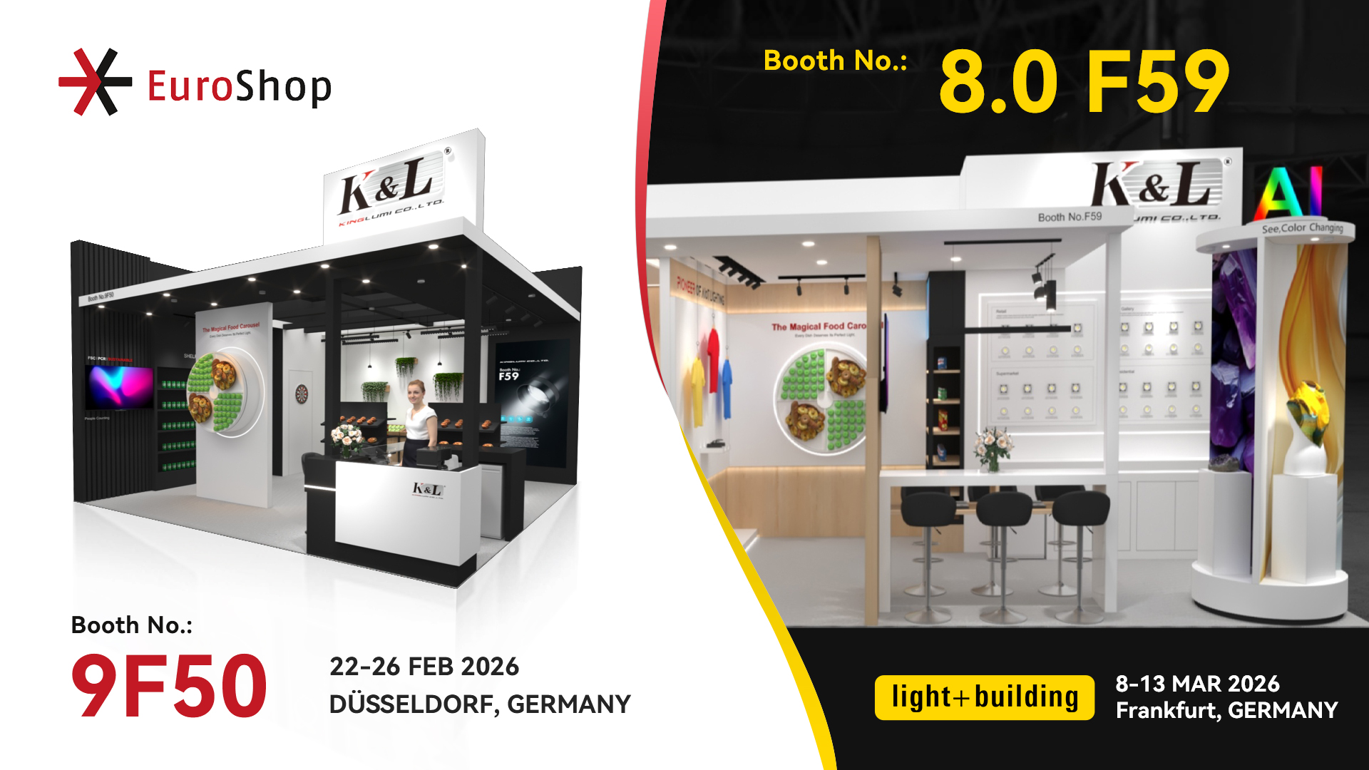 Kinglumi 2026 Exhibit Schedule in Germany